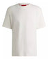 Hugo tshirt for man חולצת אוברסייז של הוגו בצבע שמנת לגבר